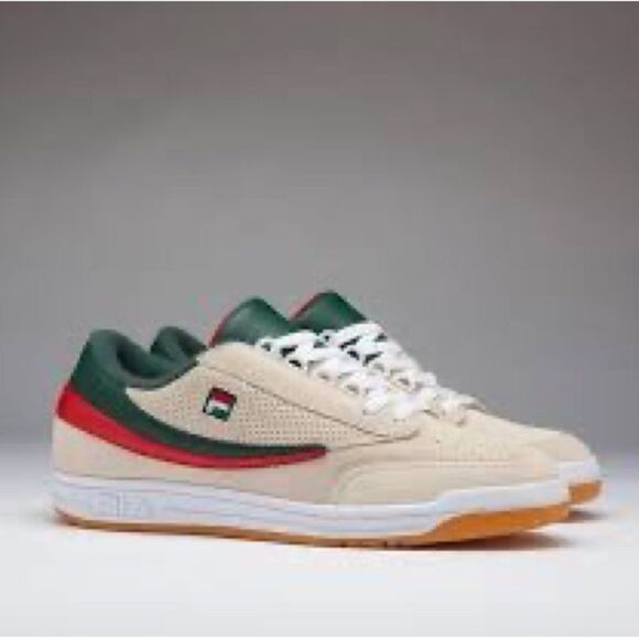 Fila Other - Fila Tennis Red Green Sneakers Shoes Men Size 10.5